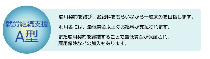 障がい者就労継続支援事業A型