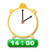 14:00お仕事終了 14:00お仕事終了